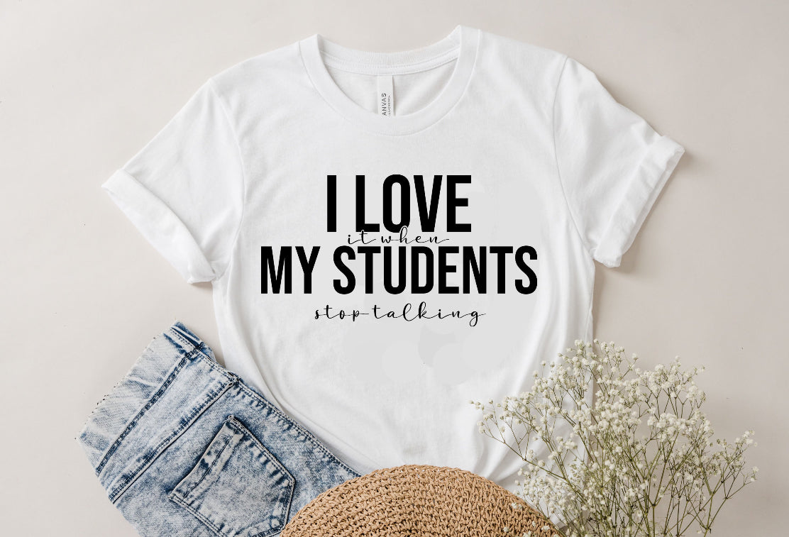I Love My Students Unisex Tee