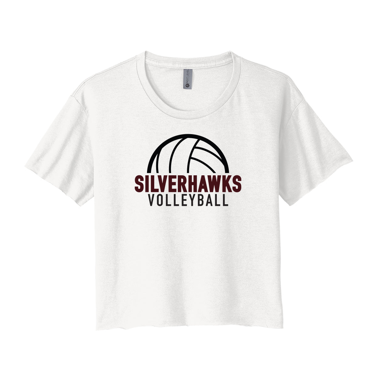 Silverhawks Volleyball Cropped Tee
