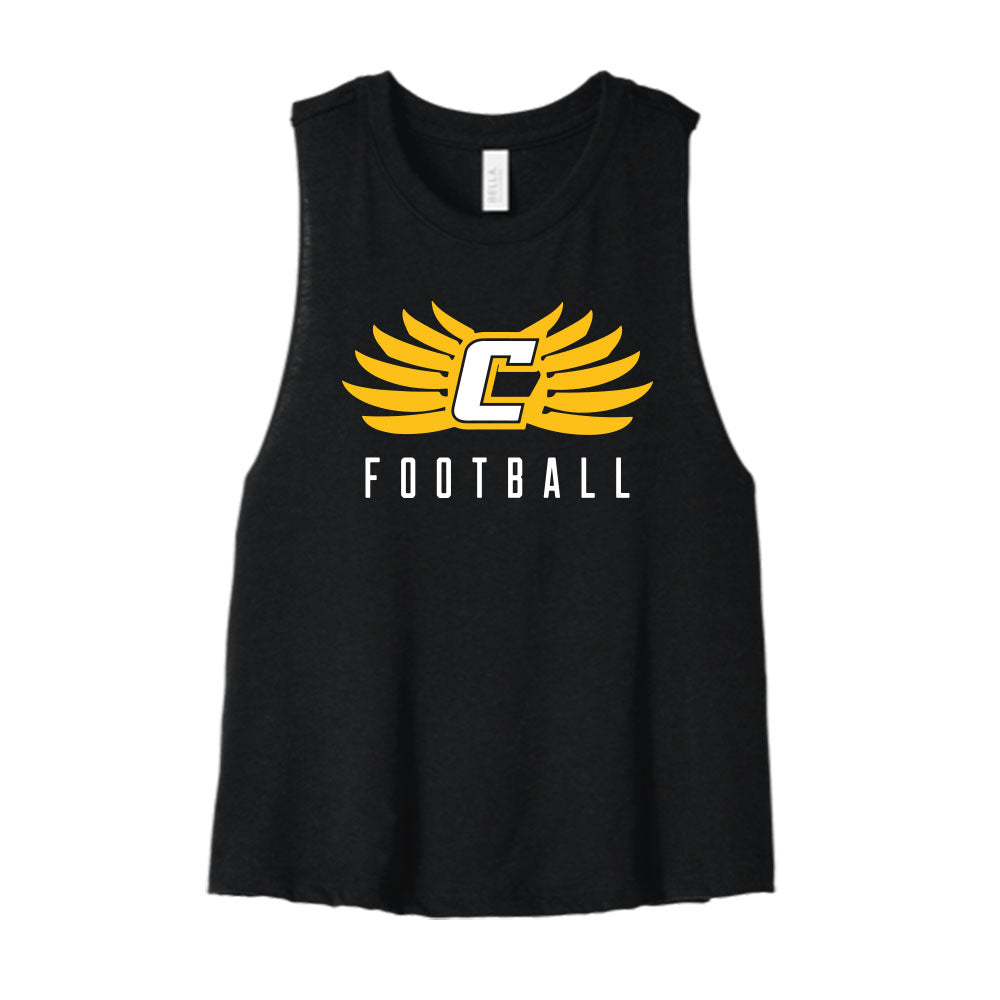 C Football Racerback Tank