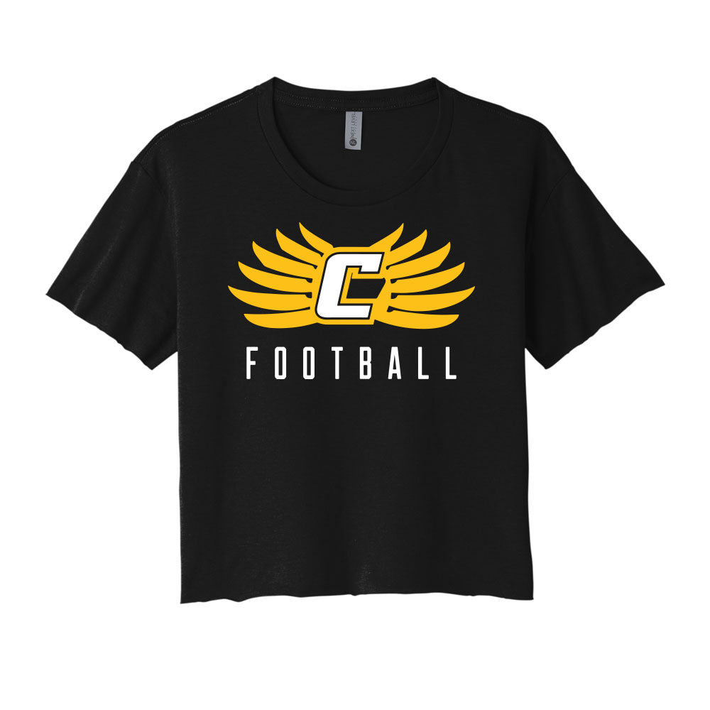 C Football Cropped Tee