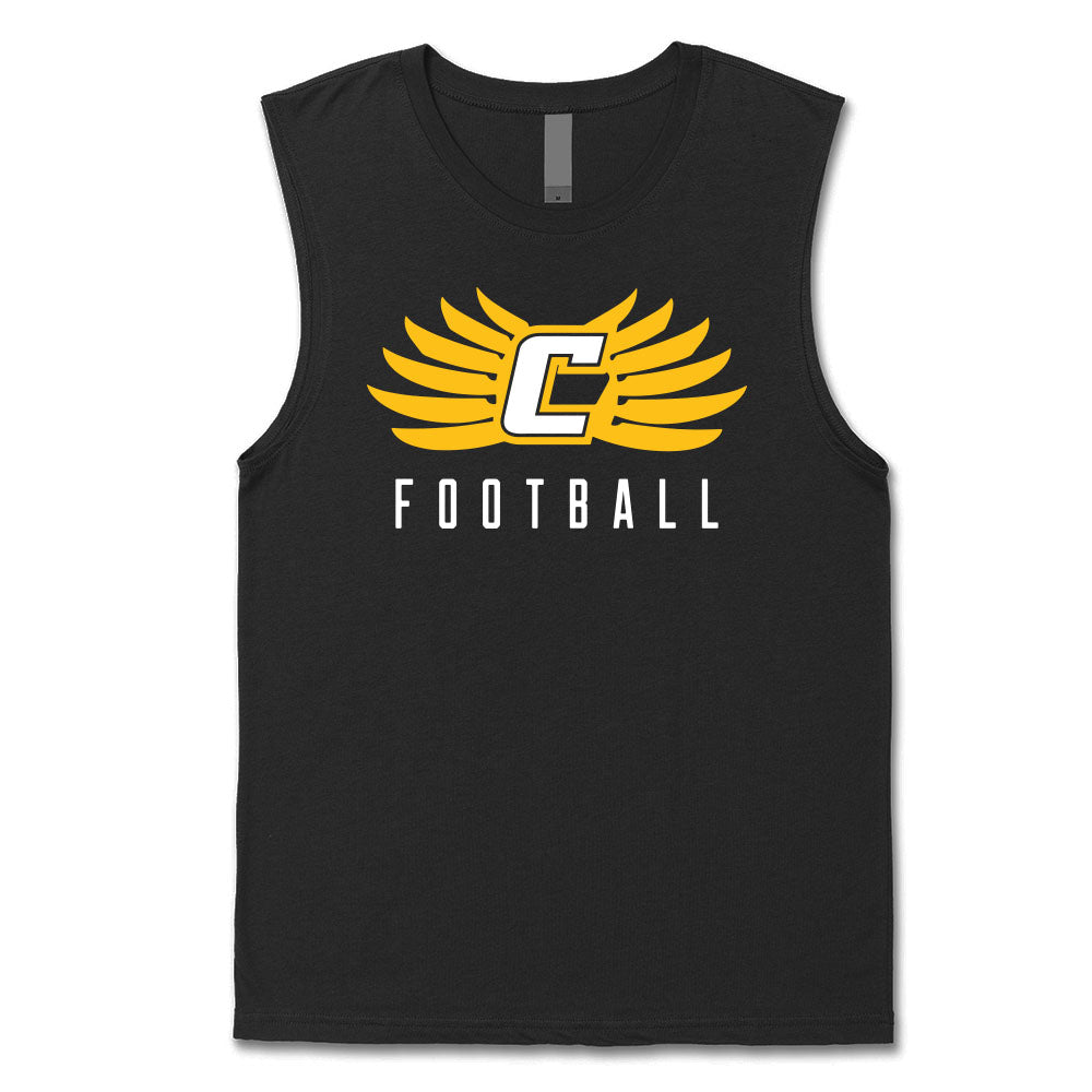 C Football Performance Sleeveless Tank