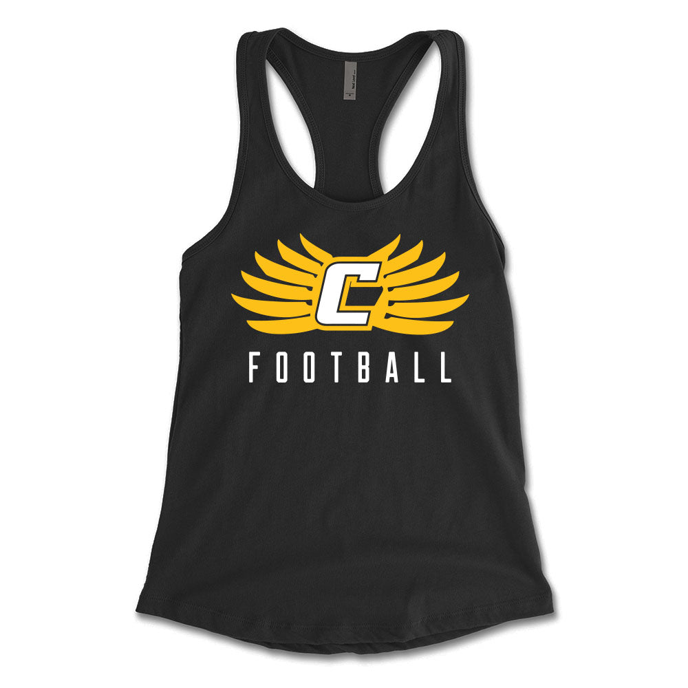 C Football Women's Racerback Tank