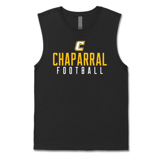 Chaparral Football Gold Performance Sleeveless Tank