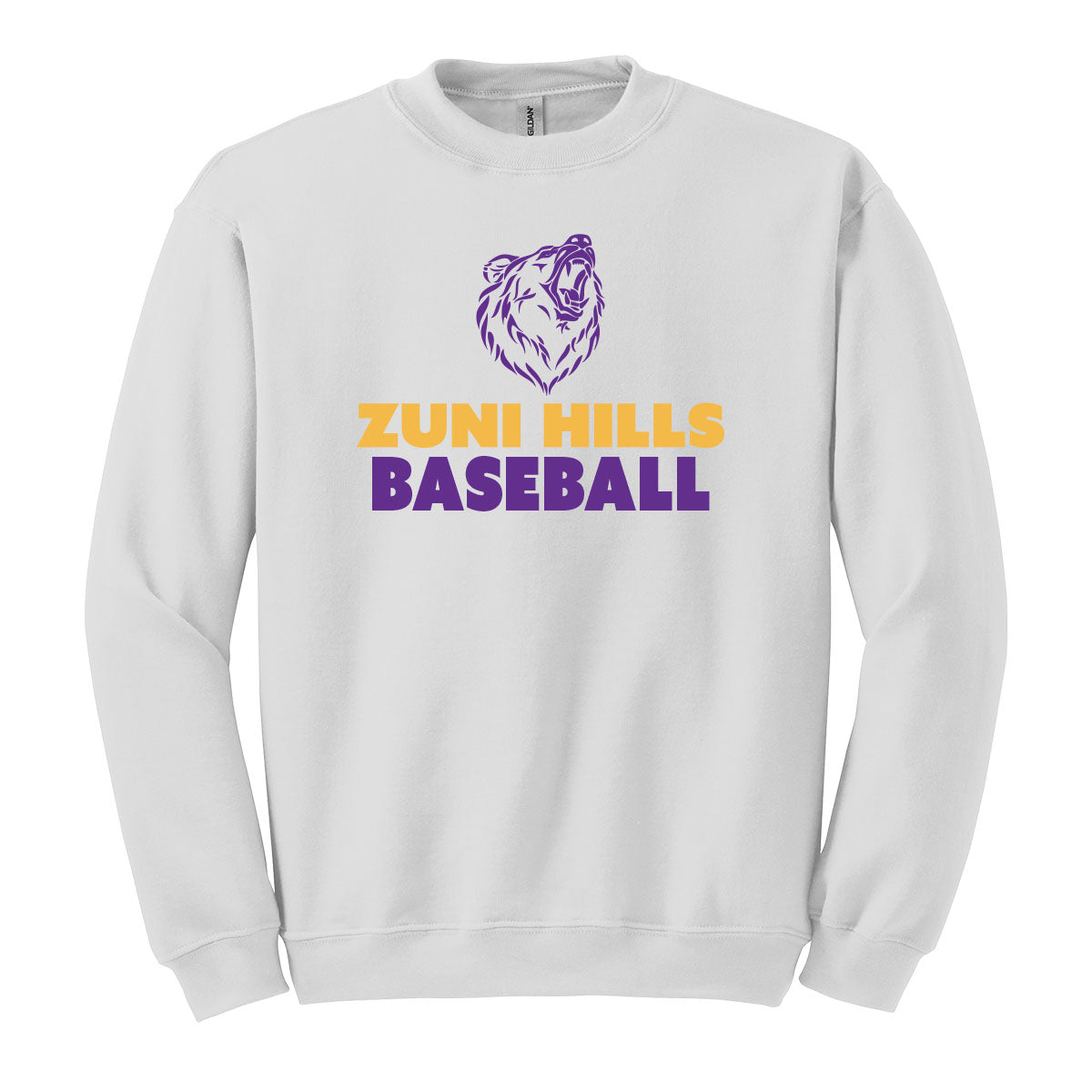 Grizzle Baseball Crewneck Sweatshirt