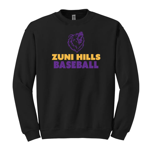 Grizzle Baseball Crewneck Sweatshirt