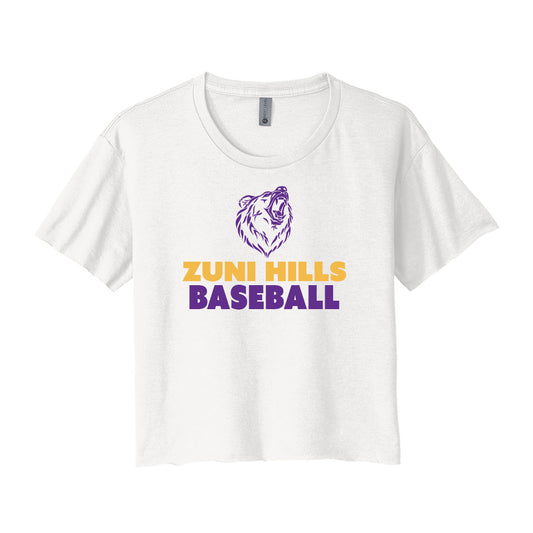 Grizzly Baseball Cropped Tee