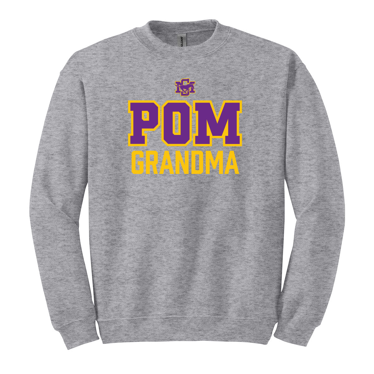 Sunrise Mountain Pom Grandma Crewneck Sweatshirt