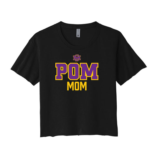 Sunrise Mountain Pom Mom Cropped Tee