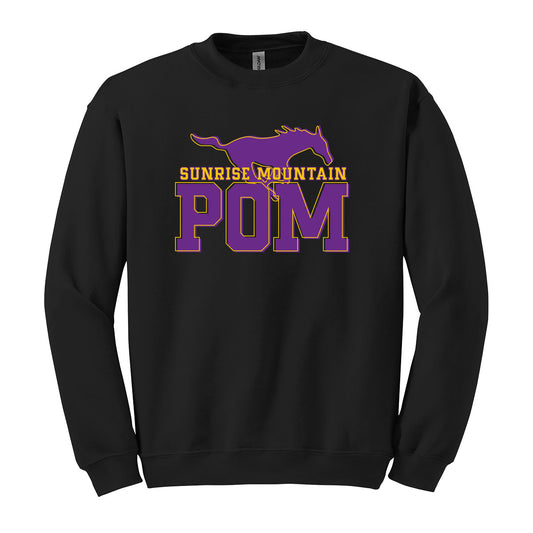 Sunrise Mountain Pom Crewneck Sweatshirt