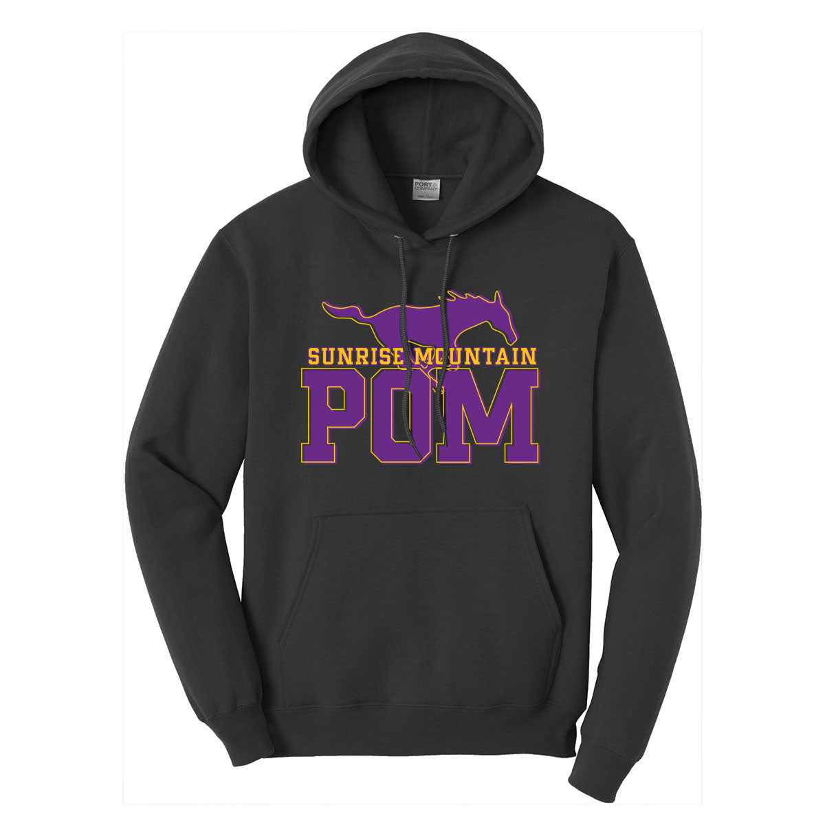 Sunrise Mountain Pom Hoodie