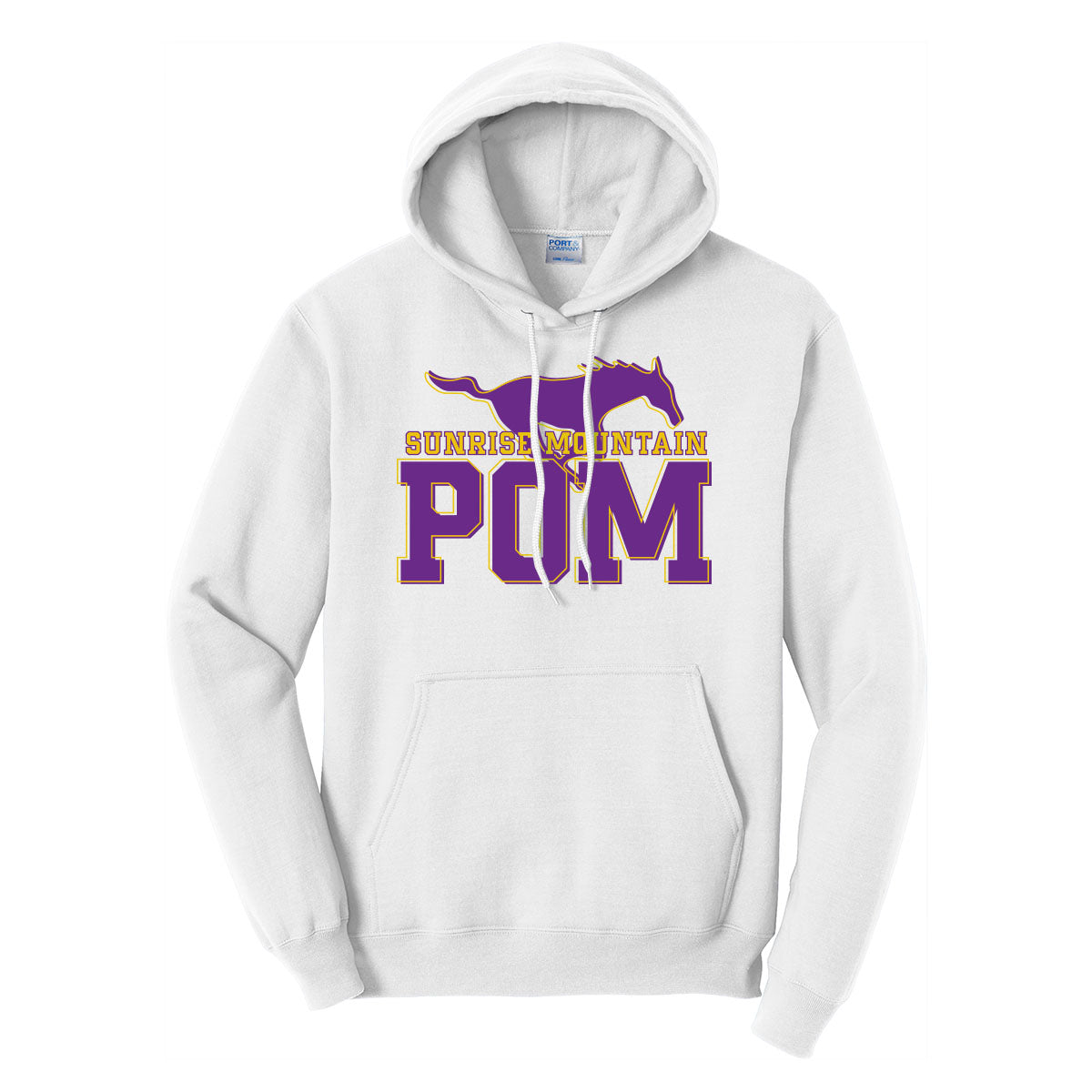 Sunrise Mountain Pom Hoodie