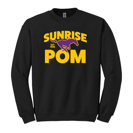 Sunrise Mustang Pom Crewneck Sweatshirt