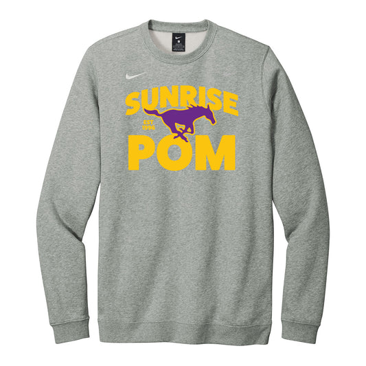 Sunrise Mustang Pom Nike Crewneck Sweatshirt