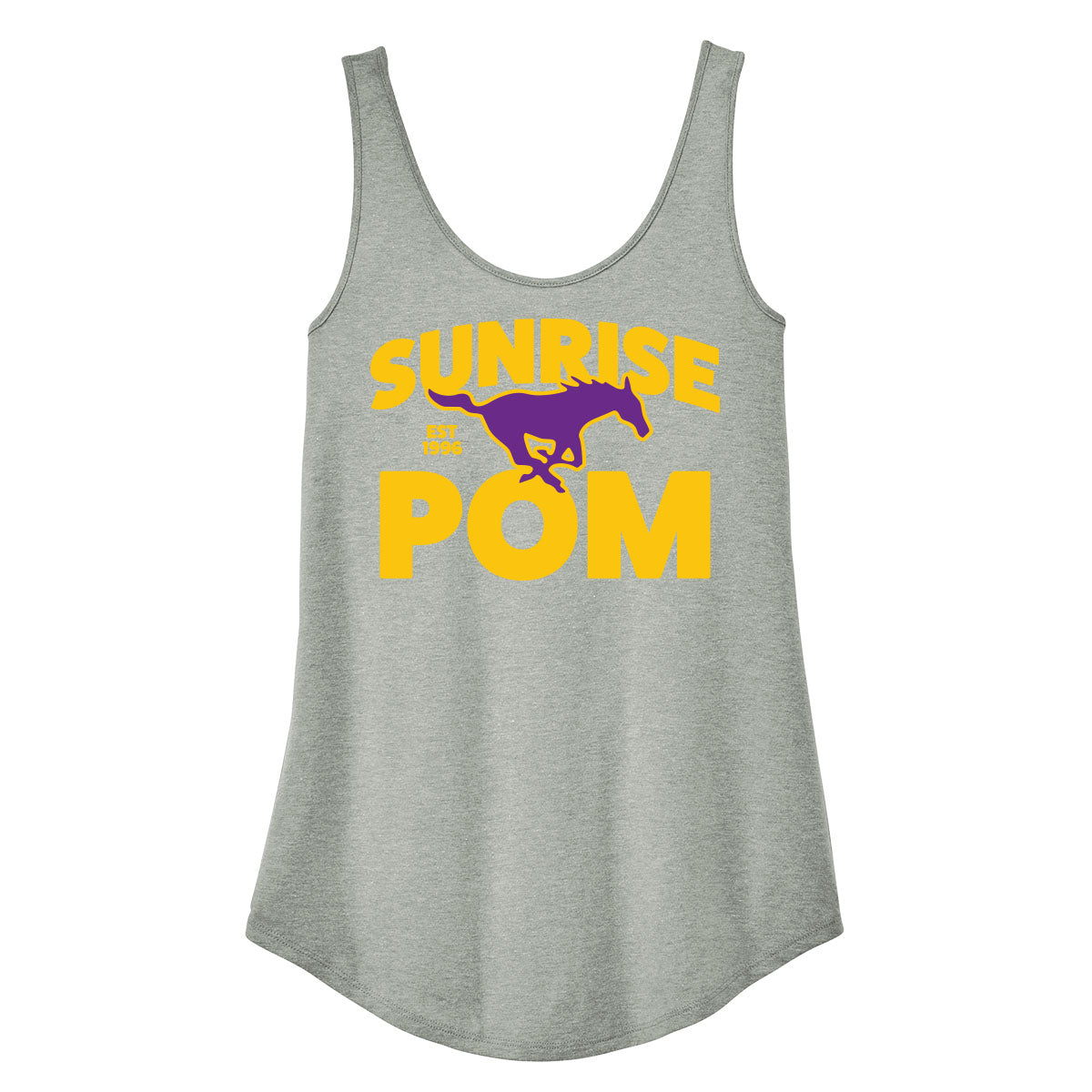 Sunrise Mustang Pom Women's Tank Top