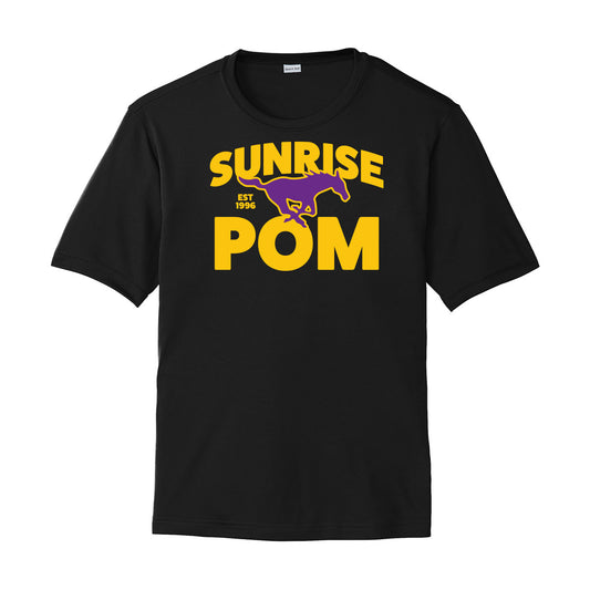 Sunrise Mustang Pom Dri Fit Tee