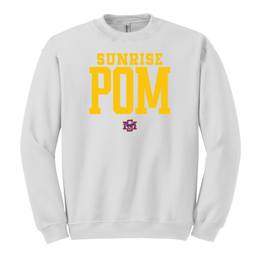 Sunrise Pom Crewneck Sweatshirt