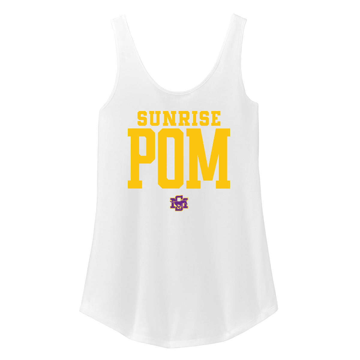 Sunrise Pom Women's Tank Top
