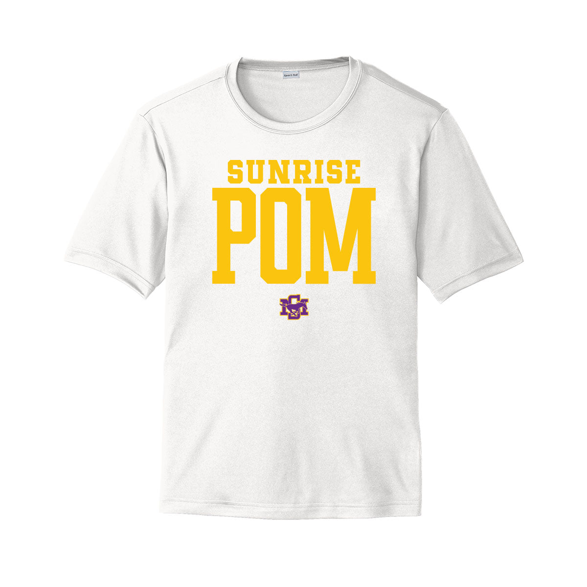 Sunrise Pom Unisex Crewneck Tee