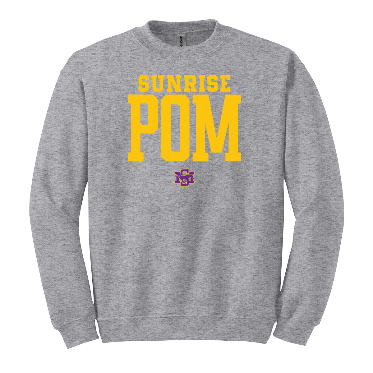 Sunrise Pom Crewneck Sweatshirt