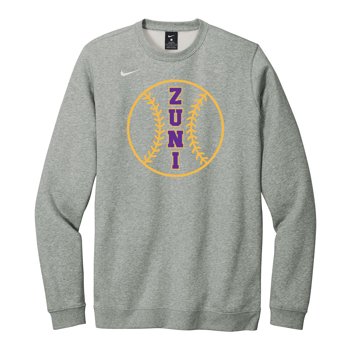 Zuni Hills Softball Nike Crewneck Sweatshirt