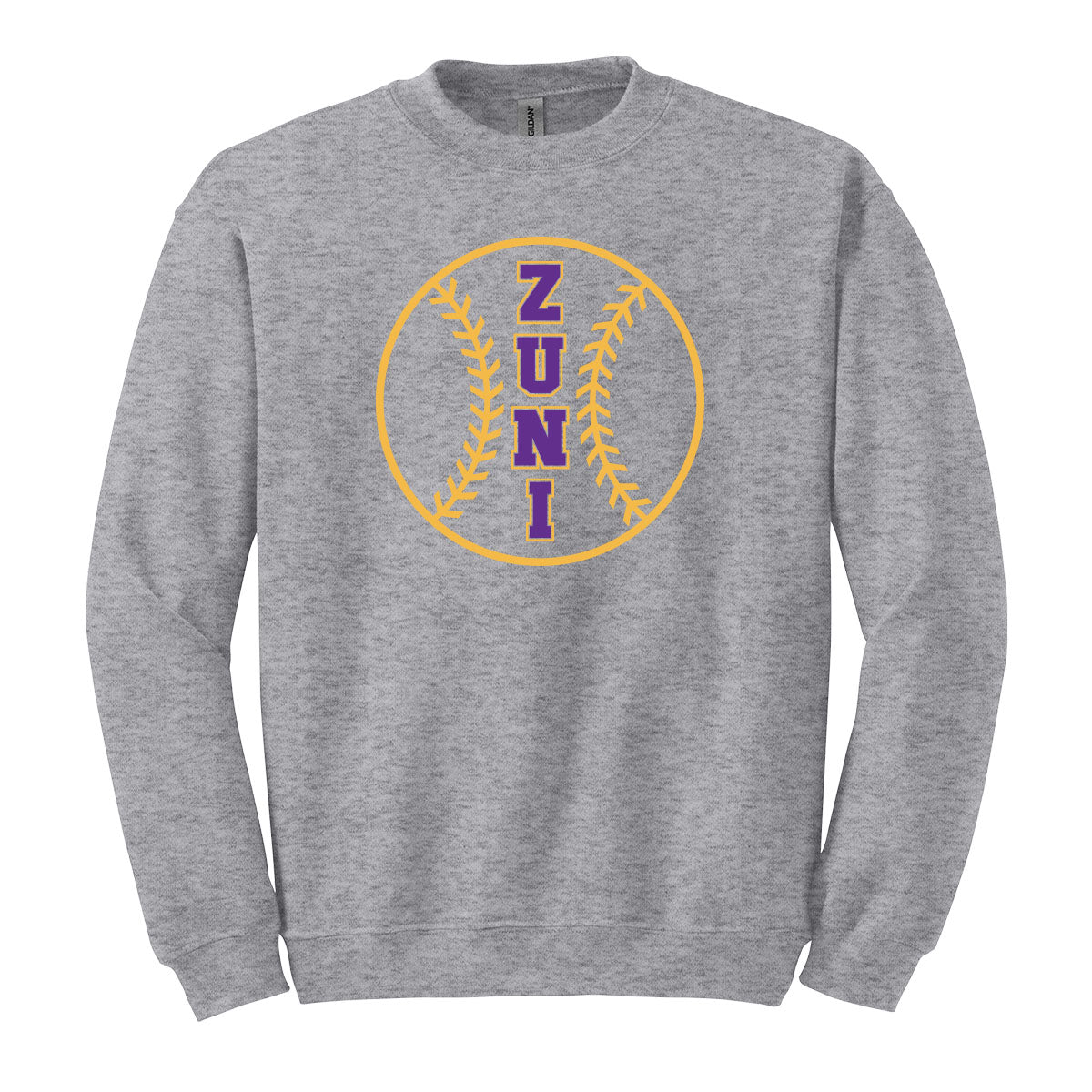Zuni Hills Baseball Crewneck Sweatshirt