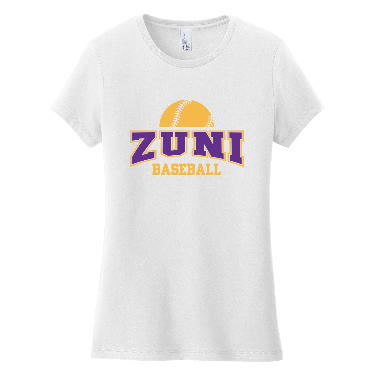 Zuni Baseball Women's Fitted Tee