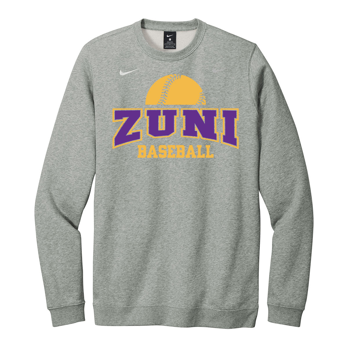 Zuni Baseball Nike Crewneck Sweatshirt