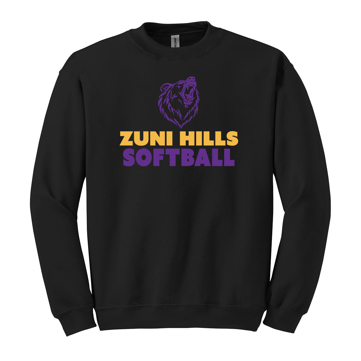 Grizzly Softball Crewneck Sweatshirt