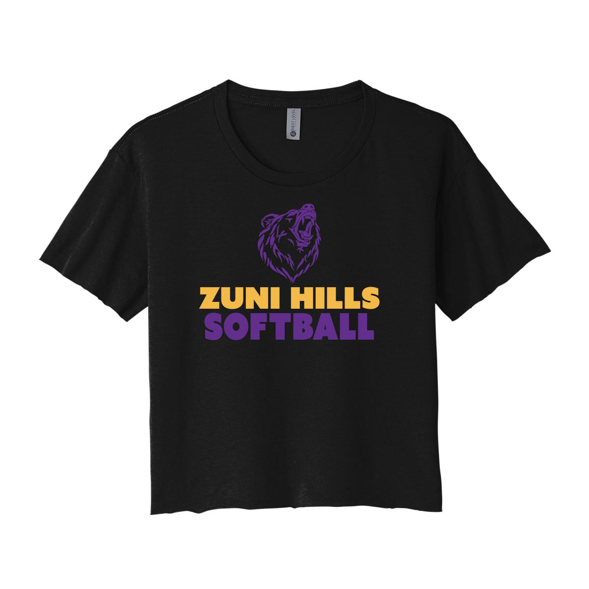 Grizzly Softball Cropped Tee