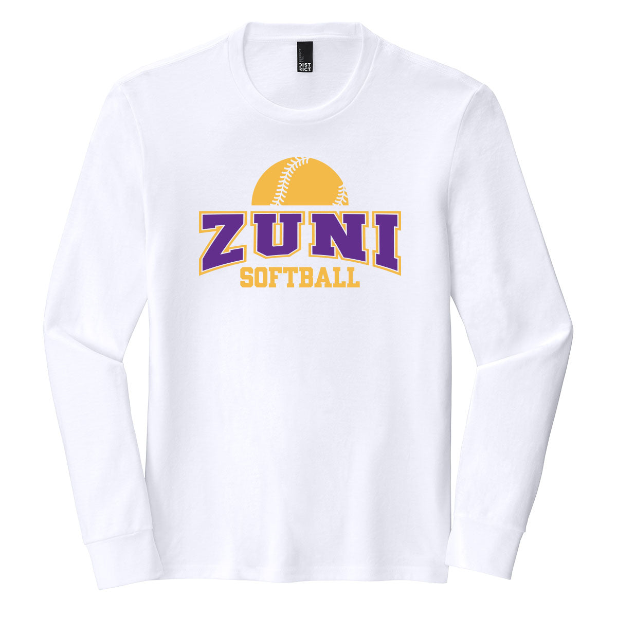 Zuni Softball Long Sleeve Tee