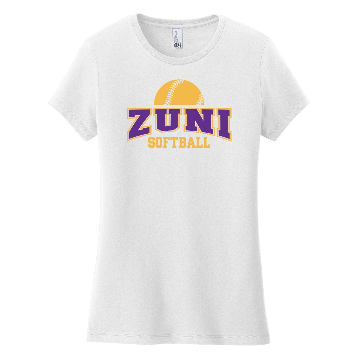 Zuni Softball Women's Fitted Tee