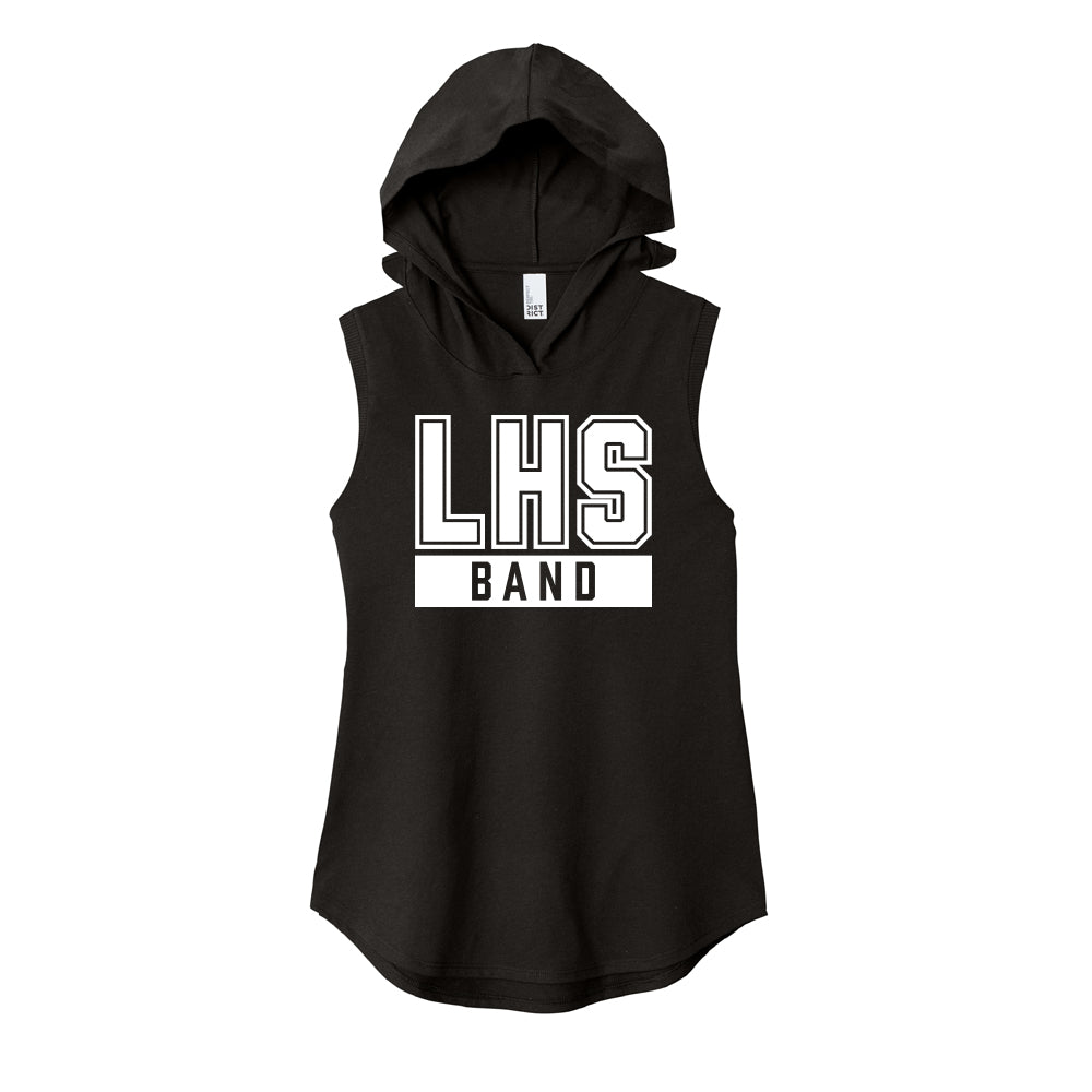 LHS Band Ladies Hooded Sleeveless Tee