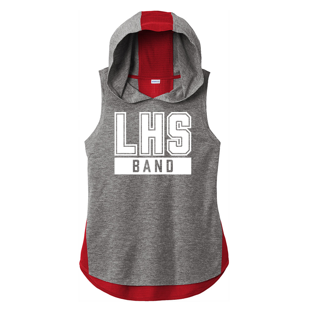 LHS Band Women's Performance Tank Hoodie