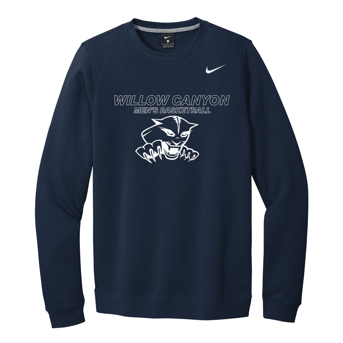 Willow Canyon Mens Basketball Nike Crewneck Sweatshirt