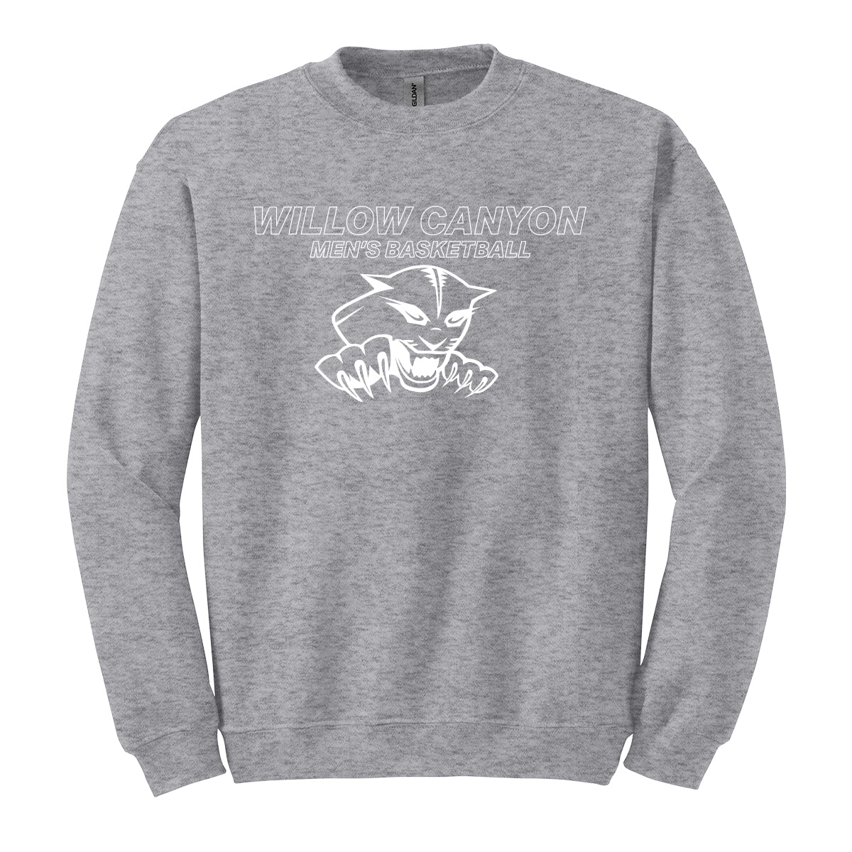 Willow Canyon Mens Basketball Crewneck Sweatshirt