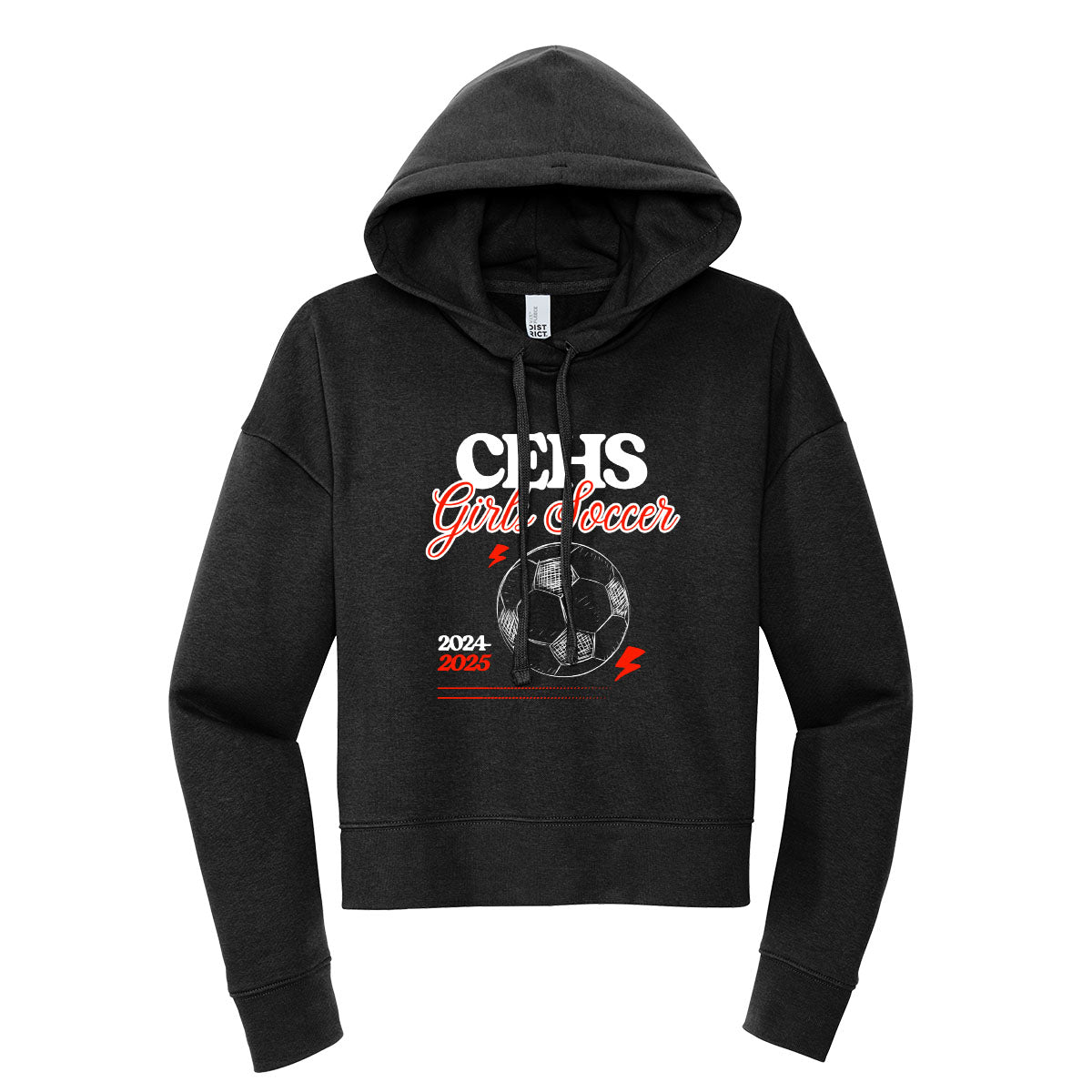 CEHS Girls Soccer Cropped Hoodie