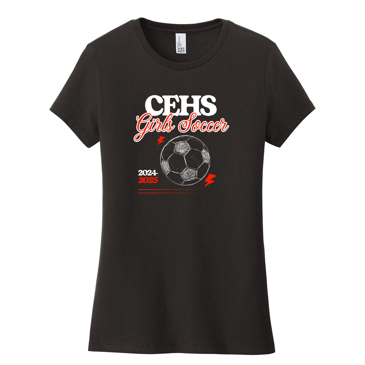 CEHS Girls Soccer Women's Fit Tee