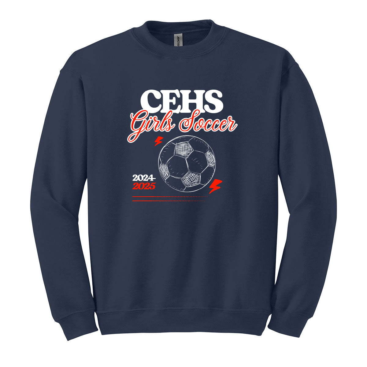 CEHS Girls Soccer Crewneck Sweatshirt