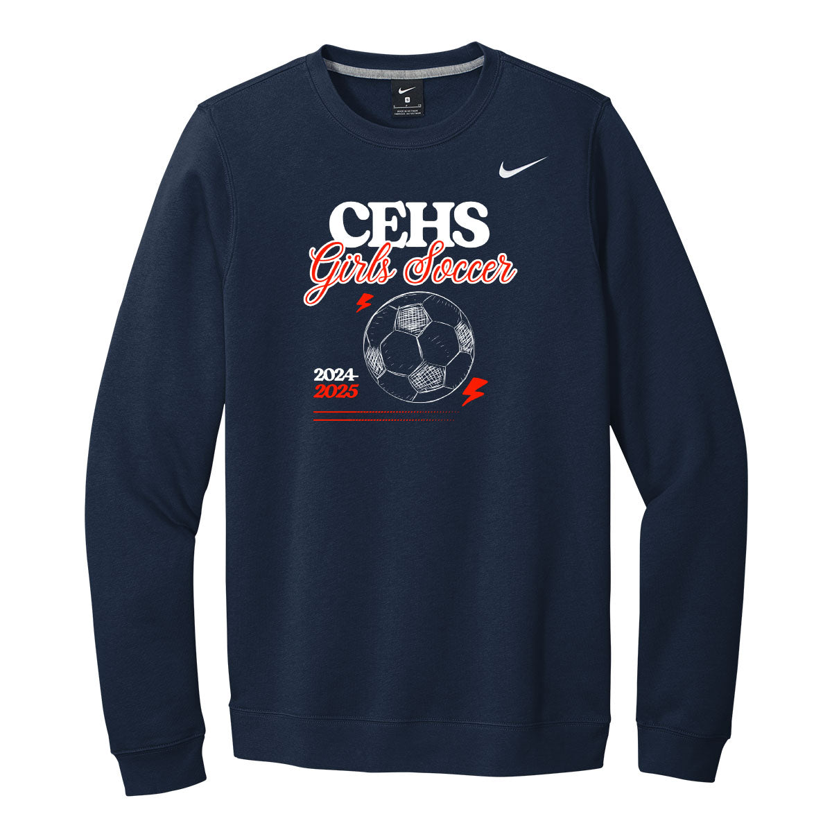 CEHS Girls Soccer Nike Crewneck Sweatshirt
