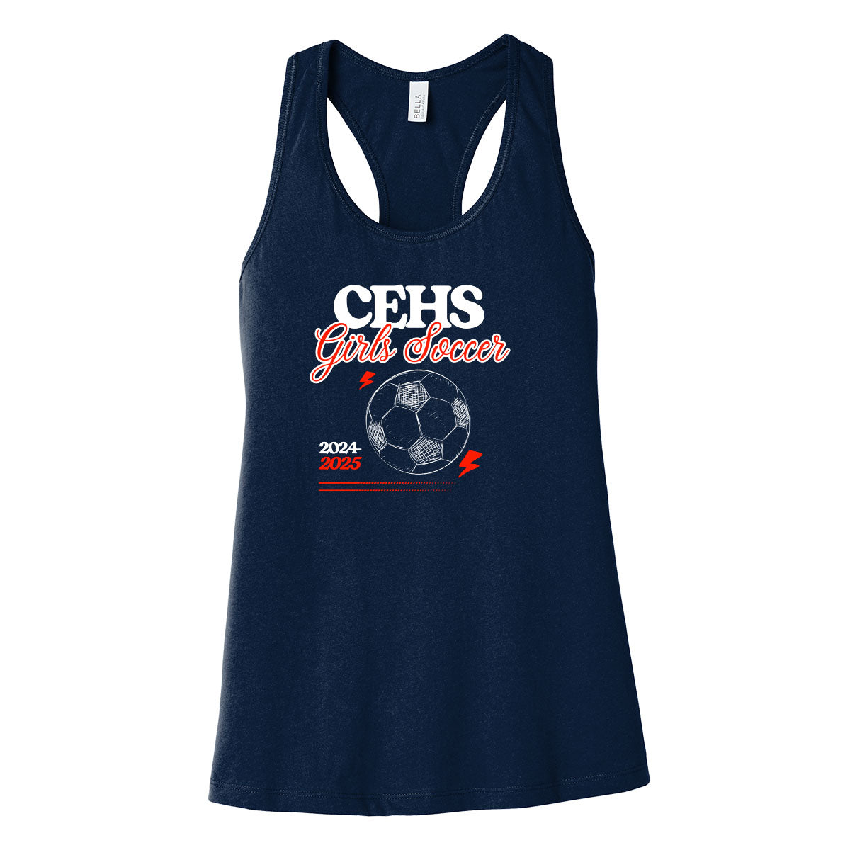CEHS Girls Soccer Racerback Tank