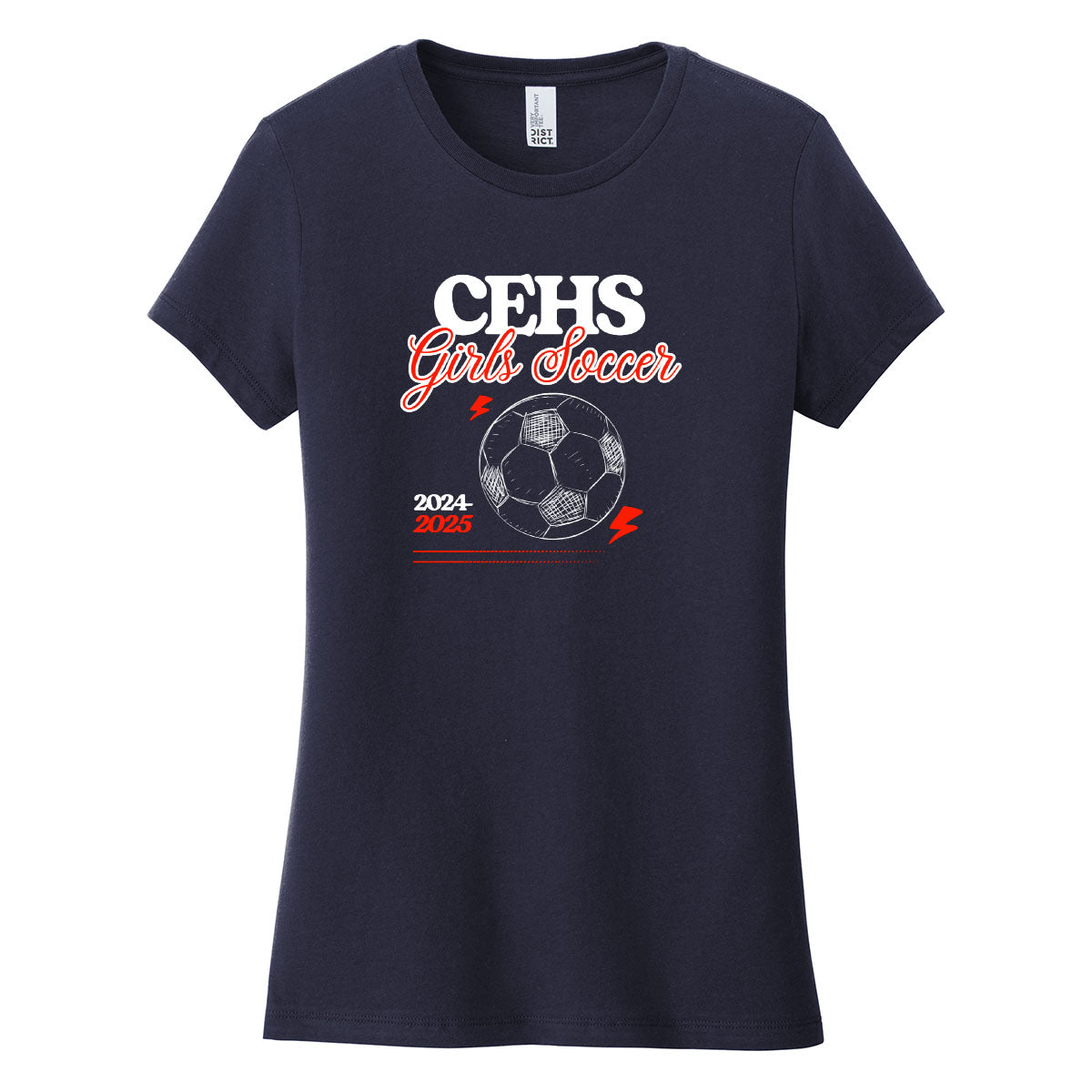 CEHS Girls Soccer Women's Fit Tee