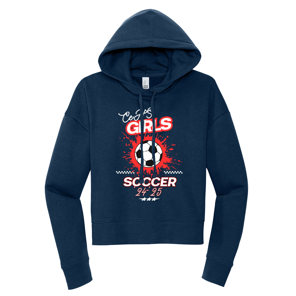 CEHS Girls Soccer 24-25 Cropped Hoodie