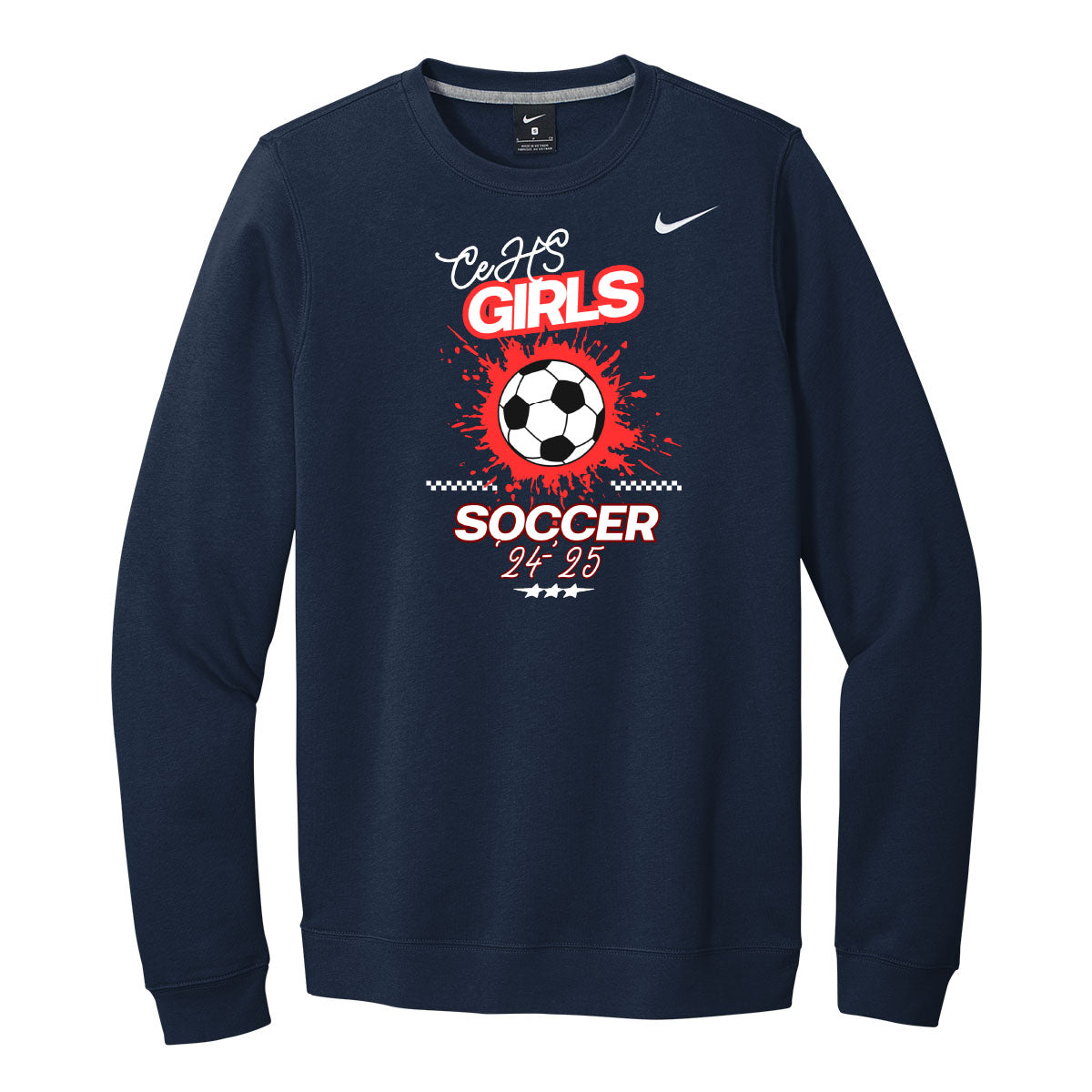 CEHS Girls Soccer 24-25 Nike Crewneck Sweatshirt