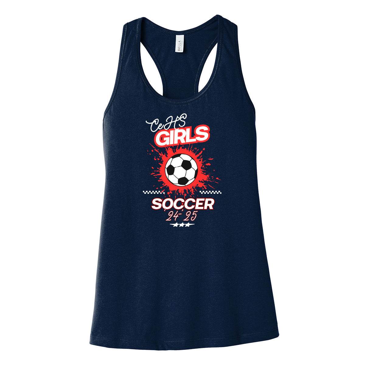 CEHS Girls Soccer 24-25 Racerback Tank