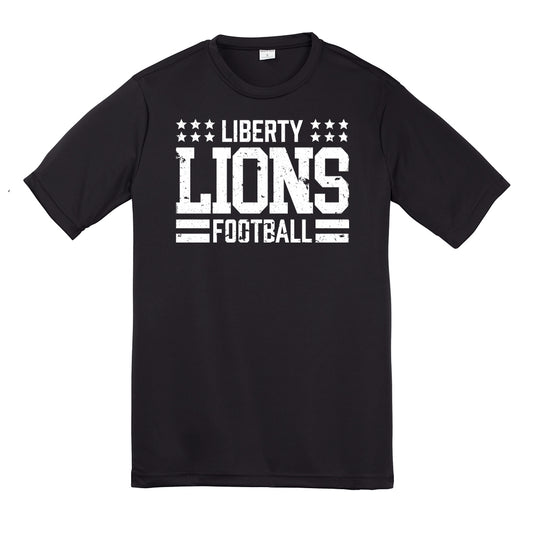 Liberty Lions Flag Dri Fit Tee