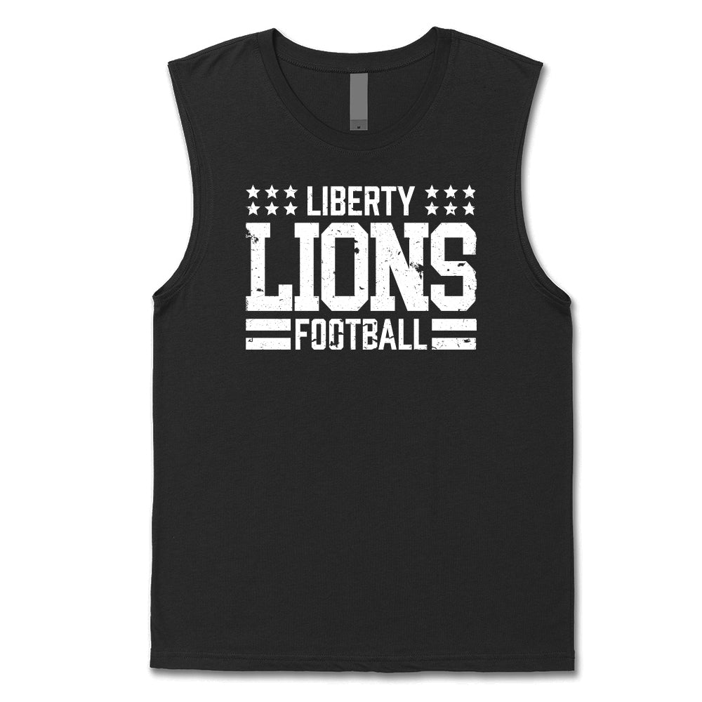 Liberty Lions Flag Performance Sleeveless Tank