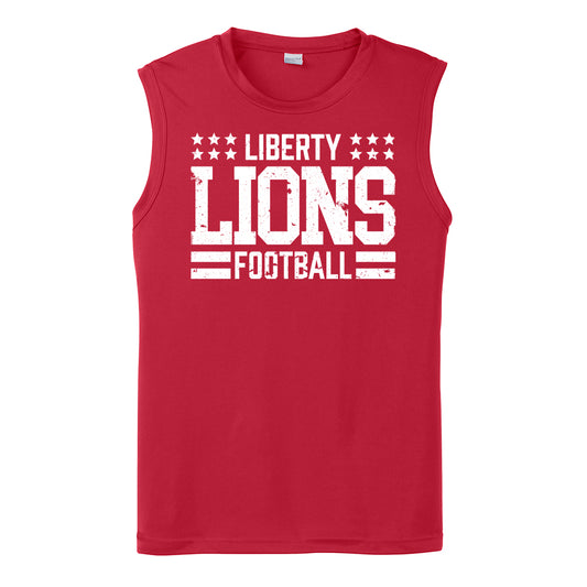Liberty Lions Flag Performance Sleeveless Tank