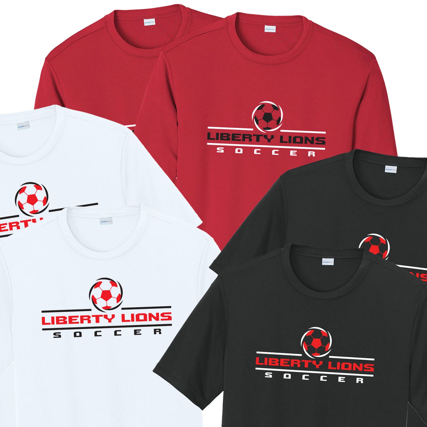 Mens Liberty Soccer Practice Shirt Package