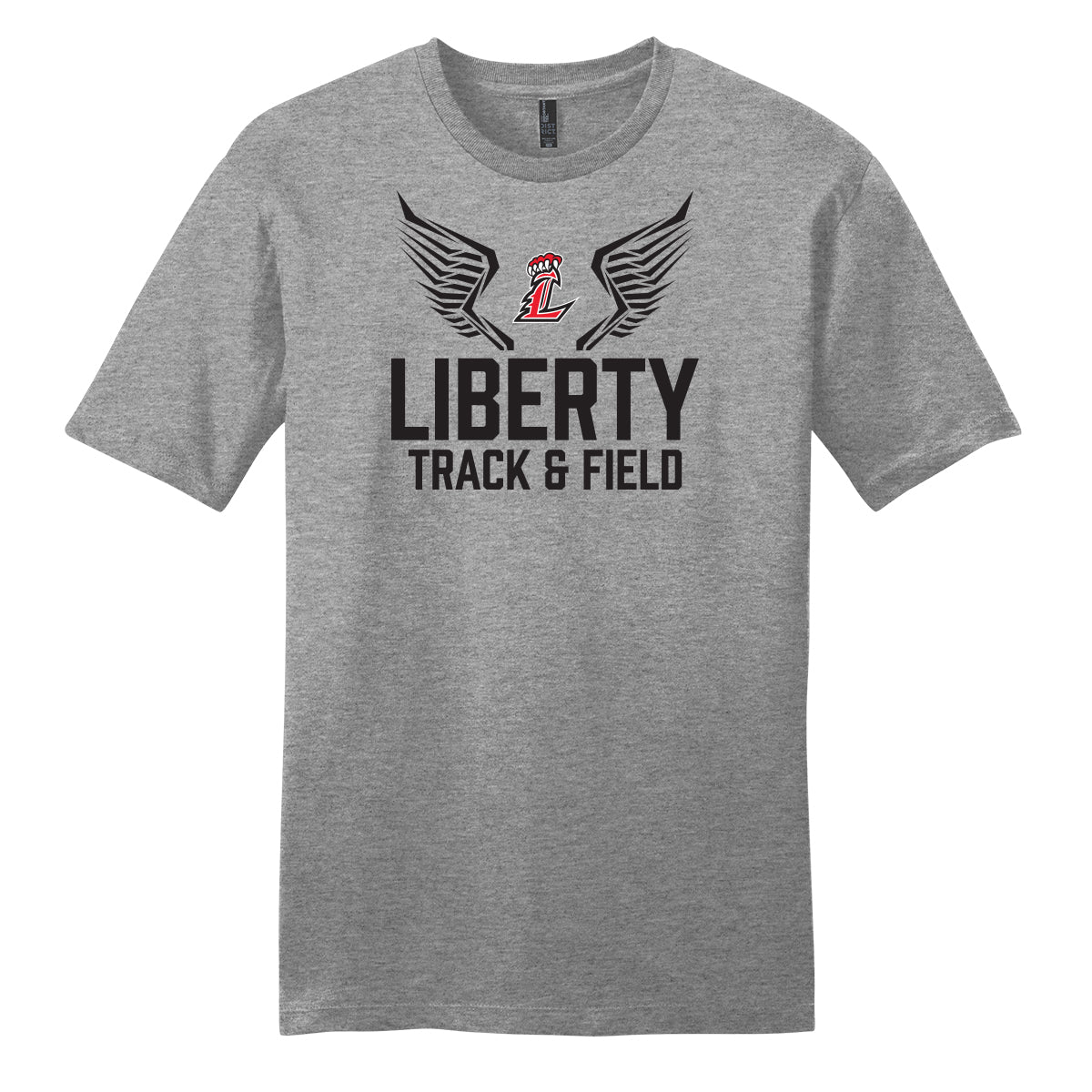 Liberty Track and Field in Black Unisex Tee