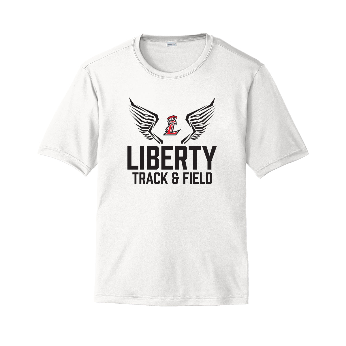 Liberty Track and Field in Black Unisex Tee